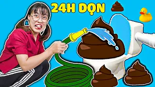 Hà Sam 24H Dọn Dẹp Bồn Cầu Toàn Phân Cực Thối - Toilet Games 3D