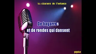 la clairiere de l'enfance...de GERARD LENORMAN ma version en karaoke