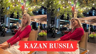 KAZAN NIGHT STREET LIFE 🇷🇺 Secret courtyards with bars in the city center  Walking tour