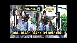 Call Clash Prank on Cute Girl in India