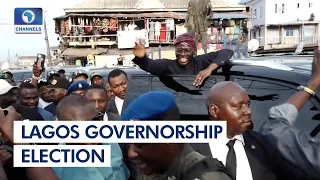 Sanwo Olu Campaigns In Markets, Assures Traders Of Safety