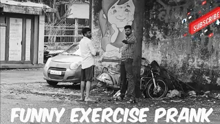 FUNNY EXERCISE PRANK !! PRANK IN INDIA !! OYE FUNTOOS PRANK #funnyexercise #funnyexerciseprank