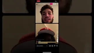 Adin Ross gets mad on Instagram live after WiFi crashes and number leaks(July 16 2021)(12:00 am)