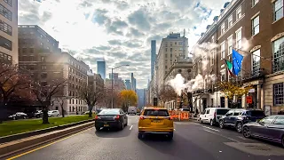 New York City 4K🗽Driving Manhattan Lower East Side To Queens🗽Real Streets Of New York