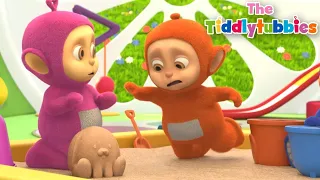 Sandbox Trouble for RuRu | Tiddlytubbies Season  4 Compilation