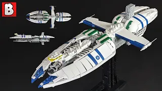 Magnificent LEGO Munificent-class Star Frigate Custom Build!