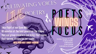 Cultivating Voices  Wings  Open Mic 17Oct2021