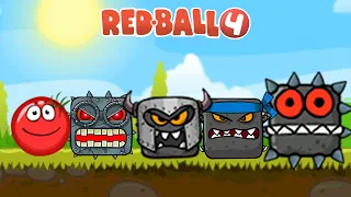 Red Ball 4 Tomato Ball  Vs All Boom Bosses in All Battle Maps