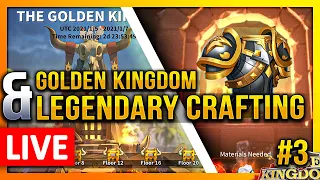 Legendary Crafting & Golden KD LIVE 🔴 part#3 - Rise of Kingdoms ROK Fleisch
