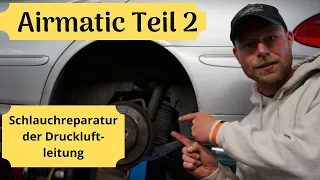 Airmatic Druckluftleitung Reparatur | Mercedes W211 W212 E-Klasse C219 CLS | Niveauregulierung