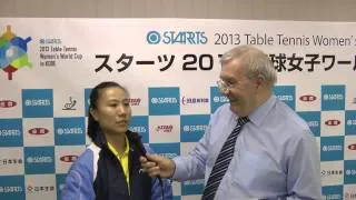 Han Xing Interview at Women's #ITTFWorldCup
