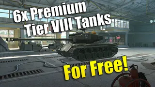 6 Tier VIII Premium Tanks Giveaway | 15 000 Subscribers Special (Ended)