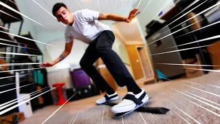 EXTREME CARPET ROLLER SKATING!