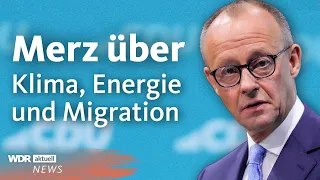 Exklusiv: Friedrich Merz im Interview zu CDU-Parteitag und Grundsatzprogramm | WDR Aktuelle Stunde