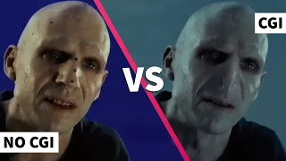 CGI vs No CGI: Lord Voldemort in Harry Potter Movies