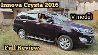 Innova Crysta 2016 V Model |Full Review| #innova crysta #car #toyota