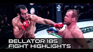 Gegard Mousasi Bruised but Wins; Heather Hardy Breaks Face in Loss (Bellator 185 Fight Highlights)