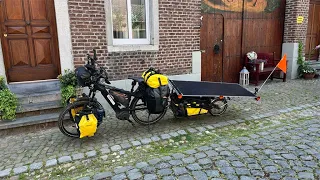 Material Test Solar E-bike trailer - 3 Tage Heimbach 4.6.2022