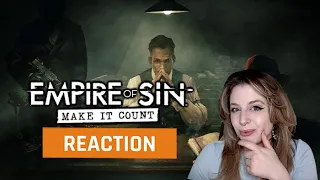 My reaction to the Empire of Sin Make It Count Announcement Trailer | GAMEDAME REACTS