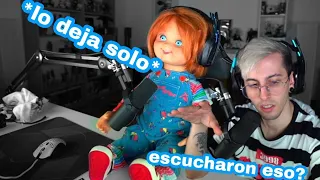 Robleis graba a chucky solo y reacciona a la grabación