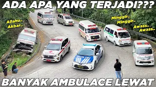 What's Happening Many Ambulance Cars Passing Extreme Routes