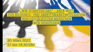 „Wir schaffen das“ – aber wie? Zur Bildungs- und Arbeitsmarktintegration von geflüchteten Menschen