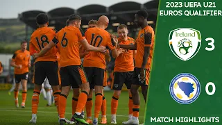 HIGHLIGHTS | Ireland U21 3-0 Bosnia & Herzegovina U21- 2023 UEFA European Under-21 Championship