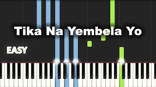 Tika Na Yembela Yo | EASY PIANO TUTORIAL BY Extreme Midi