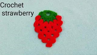 How to Crochet strawberry 🍓 / क्रोशिया से स्टोबेरी