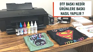 TÜRKİYE'DE İLK !! / DTF Tekstil Baskı Sistemi
