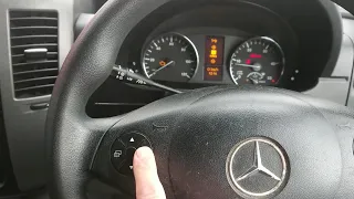 Mercedes-Benz Sprinter Odometer - change display from miles to km and back again