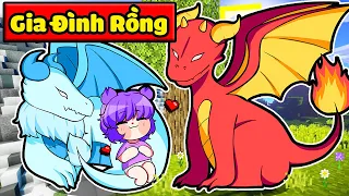 NABEE EM BÉ ĐƯỢC GIA ĐÌNH RỒNG LỬA BĂNG NHẬN NUÔI TRONG MINECRAFT 🐉 👶🏻