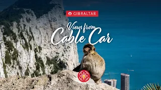 🇬🇮 Stunning Views from the Gibraltar Cable Car 🚠