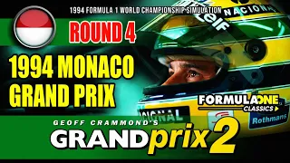 Grand Prix 2 Virtual Season | Round 04 1994 Monaco Grand Prix