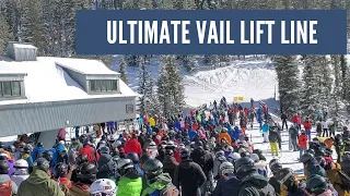 Vail lift  line