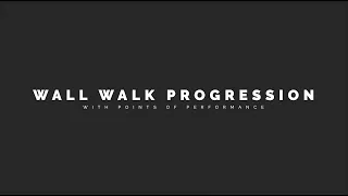 CrossFit New England - Wall Walk Progression