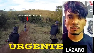 LAZARO ATIROU E CORREU NÁ MATA- ELE FOI FILMADO PELO DRONE CORRENDO- LAZARO ESTA FERIDO