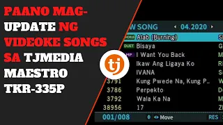 How to Update Songs in TJ Media TKR-335P Karaoke/Videoke Player