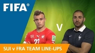 Switzerland v. France - Teams Announcement