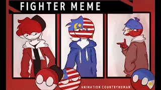 FIGHTER MEME || ANIMATION COUNTRYHUMANS