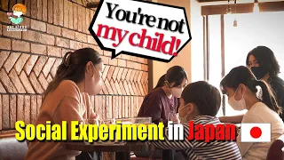 Mother hurting stepchild by not treating equally like real child. | Social Experiment in Japan