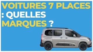 Voitures 7 places : quelles marques en proposent ?