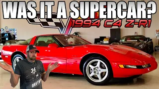 Does the C4 ZR1 LIVE up to its SUPERCAR name from the 90's?