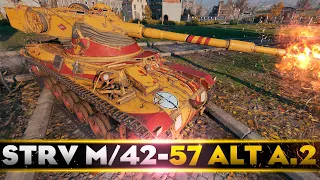 Strv m/42-57 Alt A.2 • ОДИН ПРОТИВ ШЕСТИ • WoT Gameplay