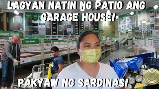 BUHAY AMERIKA:NAMAKYAW NG SARDINAS PUNTA DIN TAYO SA HOME CENTER PARA SA GARAGE HOUSE! FIL-AM FAM