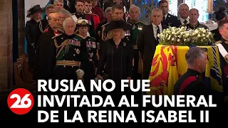 REINA ISABEL II | Rusia no fue invitada al funeral