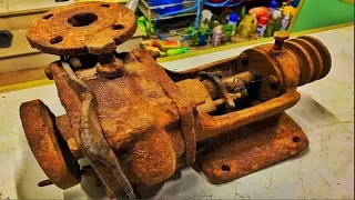 Restoration Ship Pump very old | Rusty ship tool restore