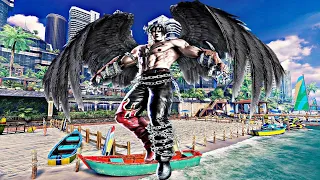 Tekken 7 Season 4 Devil Jin VS Lidia Sobieska On Island Paradise [Poolside & Kitsch] [Music Video]