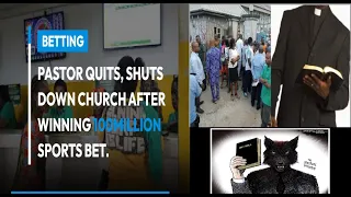 Black Pastor shuts down church after winning N100m sports bet makes confession on black People