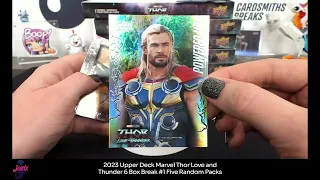 2023 Upper Deck Marvel Thor Love & Thunder 6 Box Break #1